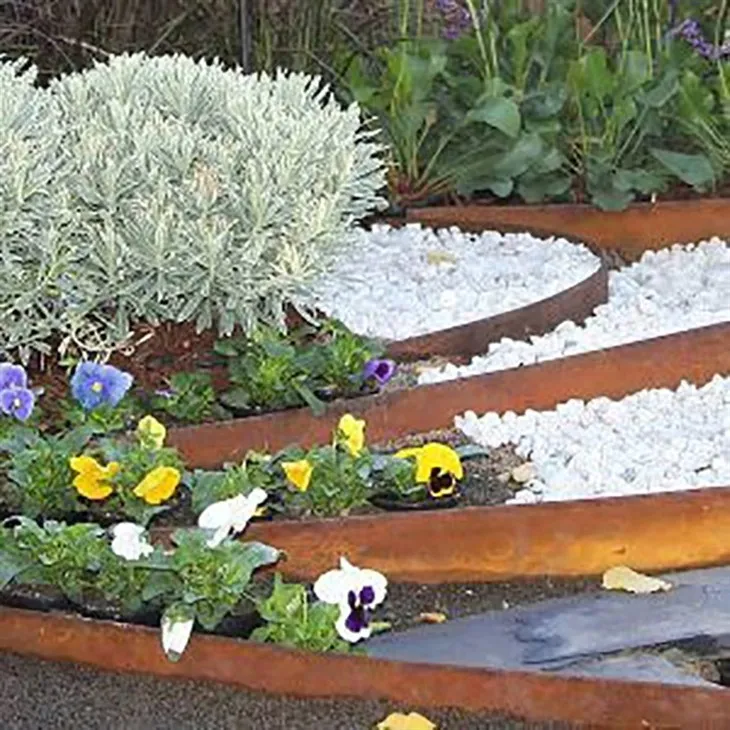 Custom Metal Lawn Corten Steel Garden Edging